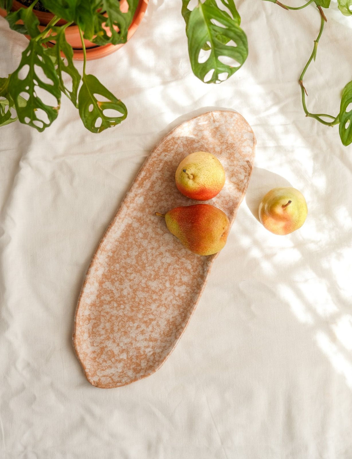 Nucleus Platter in Beige