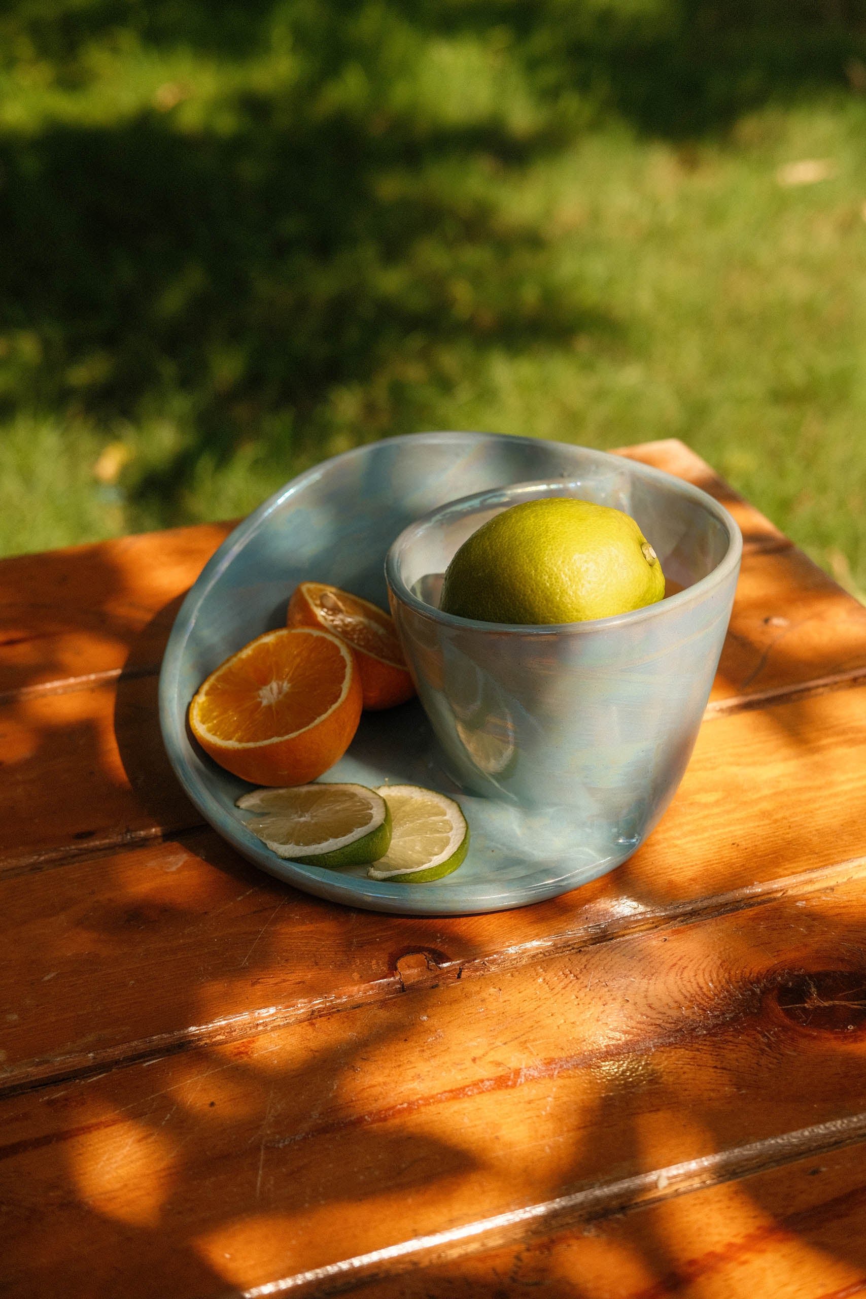 Pearl Spiral Platter